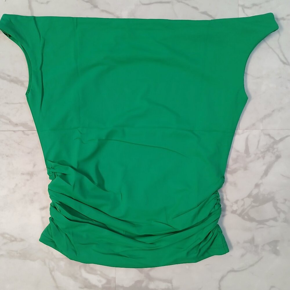 ForeFair Women's Off the Shoulder Crop Top XS